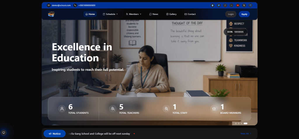 School Management Platform